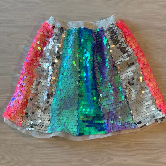 Disney Frozen Sequin Skirt with Blue and Purple Hues - Picture 1 of 6